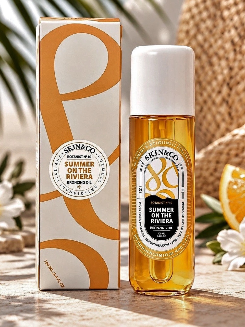 SKIN&CO ROMA Summer on the Riviera Bronzing Oil Bronzing Oil in Orange NWT